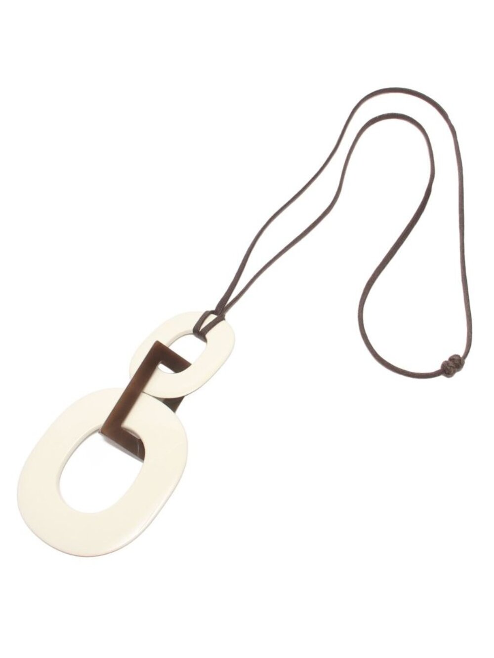 Hermes Necklace Buffalo Horn
